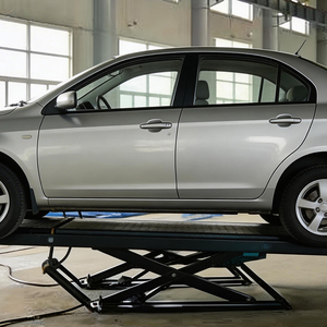Lève-voiture hydraulique à ciseaux Karjoys KJ-MINI2800 2.8T, hauteur maximale 570 mm, entraînement électrique et hydraulique, utilisation en <span class=keywords><strong>garage</strong></span> et atelier - Product Image 4