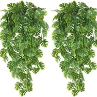 Fleurs artificielles en plastique effet écaille de tortue, fausse plante murale, décoration intérieure, verdure décorative, feuilles vertes, DIY