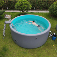 Piscine gonflable robuste en PVC rigide de qualité commerciale, écologique, pour enfants, idéale pour la location en resort, les événements et les fêtes