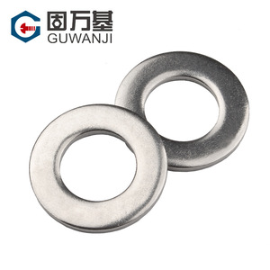 Guwanji 304เครื่องซักผ้าแบนสแตนเลส M2 M4 M3 M18เกรด DIN125ใช้ในอุตสาหกรรมการก่อสร้าง - Product Image 1