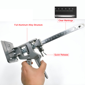 2 Buah Alat Penghemat Tenaga dengan 2 Kecepatan Turun 170mm 7 inci, Alat Dongkrak Genggam Portabel, Pengatur Ketinggian, Perangkat Pengangkat - Product Image 2