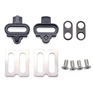 Pédales clipsables Shimano SPD SH51m088m pour VTT, autobloquantes, antidérapantes, noir, argent, acier au chrome-molybdène - Product Image 2