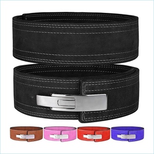 Ceinture de musculation en cuir de vachette de haute qualité <span class=keywords><strong>SMARTFIT</strong></span>, boucle personnalisée pour la musculation - Product Image 5