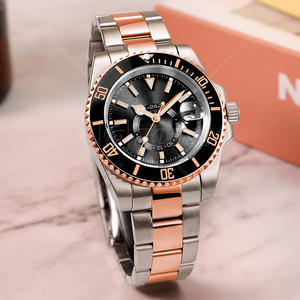 Montres de poignet à quartz étanches en acier inoxydable de luxe avec logo de marque personnalisé vintage de haute qualité vente en gros de montres <span class=keywords><strong>bracelet</strong></span> pour hommes - Product Image 3