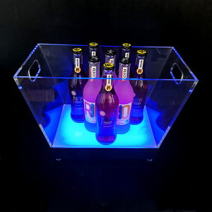 Xô Đá Led Rượu Vang Acrylic Kích Thước Lớn Hình Dạng Tùy Chỉnh Dạ Quang Tiệc Quán Bar KTV Nhà Máy Chất Lượng Cao Thiết Kế Thời Trang - Product Image 3