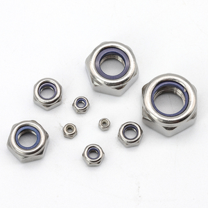 Tuerca de Seguridad Hexagonal de Acero al Carbono/Acero Inoxidable 304, M2 M2.5 M3 M3.5 M4 M5 M6 M12, Tuerca Autoblocante DIN985 - Product Image 2