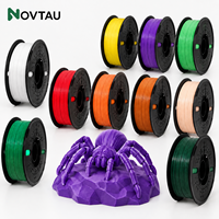 Consommables d'imprimante Novtau PETG, filament plastique de 1,75 mm, rouleau de 1 kg, pour impression 3D FDM et fournitures pour modèles créatifs