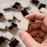 Nouvelle collection de luxe Eloise 2026 : Jeu de Mahjong portable Mahj Mood Tortoise avec tuiles en acrylique