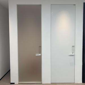 Portes intérieures invisibles en bois massif et fer forgé, finition imperméable, style luxe léger JBDhome pour appartement - Product Image 4