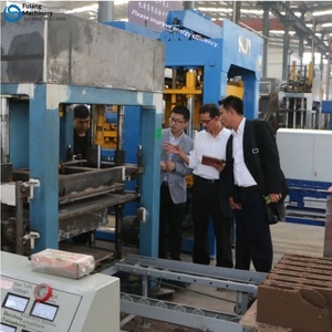 Machine à briques hydraulique QTF4-25 sans cuisson, pour briques creuses et standard, presse à béton automatique - Product Image 1