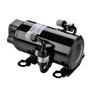 Compresor de aire acondicionado para coche, pieza de unidad alimentada por batería DC 12V 24V 48V 72V