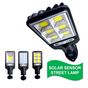 Lampe solaire d'extérieur avec capteur de mouvement Lampe murale solaire étanche à l'eau Lumière LED d'urgence pour rue Jardin Porche Lampe - Product Image 4