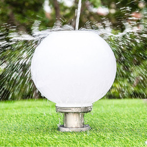 Lámpara Solar LED de Pilar de Acero Inoxidable E27, Iluminación Empotrada para Jardín y Caminos Exteriores - Product Image 2