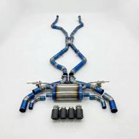 Système d'échappement à soupapes pour BMW X5M X6M F85 F86 4.4TT en alliage de titane avec silencieux Valvetronic