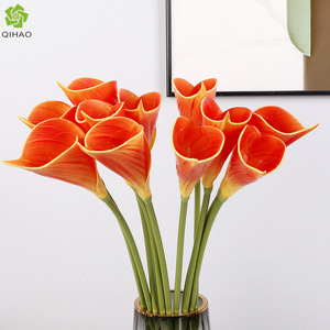 Lys Calla Droit en PU, 65 cm de Long, Haute Simulation, Fleurs Artificielles pour Mariage et Décoration Intérieure - Product Image 5