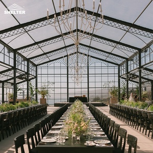 Tentes de réception personnalisées imperméables pour mariages, restaurants et événements, type cathédrale, en vente – Tente événementielle 20 x 40 pour 200 invités - Product Image 2
