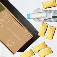 Produit ménager solide jetable de haute qualité pour un nettoyage en profondeur, écologique, concentré, multifonctionnel, multi-surfaces, couleur personnalisée