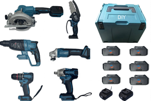 Kit d'outils électriques <span class=keywords><strong>sans</strong></span> <span class=keywords><strong>fil</strong></span> 21V avec batterie au lithium 6.0Ah, moteur <span class=keywords><strong>sans</strong></span> balais, clé hexagonale et tournevis - Garantie de 3 ans - Product Image 3