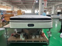 Matelas Moelleux Haut de Gamme à Ressorts Ensachés en Mousse à Mémoire de Forme Gel Haute Densité Santé