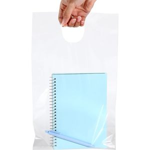 Clear Plastic Door Hanger <b>Bags</b> 9x12 Inch Waterproof Rectangular For Flyers Newspapers <b>Packing</b> Storage - Product Image 3