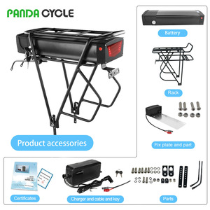 Batería de Litio para Bicicleta Eléctrica UPP EU Stock 48V 20Ah, para Portaequipajes Trasero, Celdas 18650, BMS 50A, Aleación de Aluminio, Impermeable, para Motores de 500W/750W/1000W - Product Image 6