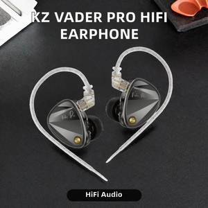 Casque d'écoute dynamique KZ Vader Pro Écouteurs HiFi filaires personnalisés pour la musique Équilibrage ultra-faible et ultra-haute fréquence - Product Image 2