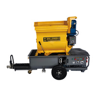 Pulvérisateur de plâtre de mortier de matériaux secs prémélangés Machine de coulis de mortier de béton léger de gypse Pompe Moteur Composants de noyau