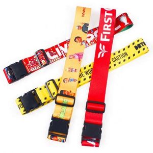 Correa de Equipaje Personalizable con Logotipo Impreso en Serigrafía, Correa Ajustable con Cierre TSA, Características Promocionales - Product Image 5