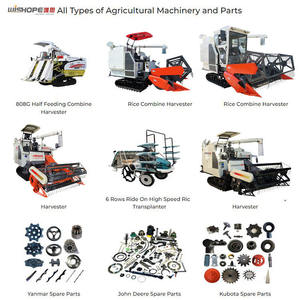 Wishope 4LZ-6.0 100HP Motore Diesel di Grande Potenza, Mietitrebbia Cingolata in Gomma per Riso con Alimentazione Completa e Serbatoio per Piccoli Grani - Product Image 3