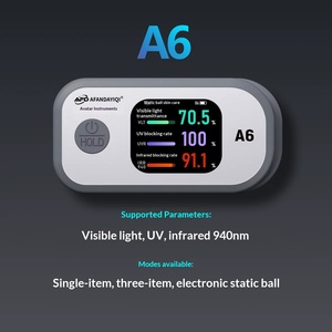 เครื่องทดสอบฟิล์มกันแดดแบบ 8 พารามิเตอร์ รุ่น A6 รองรับการสลับภาษาจีนและภาษาอังกฤษ เครื่องมือตรวจสอบฟิล์มรถยนต์ความแม่นยำสูง - Product Image 2