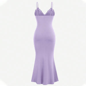 Robe dos nu taille haute à encolure en V sexy pour <span class=keywords><strong>femme</strong></span> d'âge mûr et fille chaude avec <span class=keywords><strong>décolleté</strong></span> <span class=keywords><strong>plongeant</strong></span> - Product Image 4