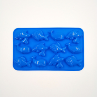 Moule à glaçons en silicone écologique en forme de poisson pour whisky, cocktails, jus, fêtes, bar à domicile, pâtisserie