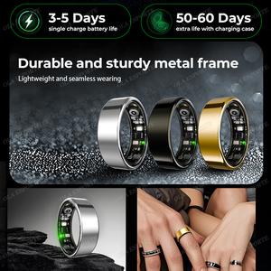 Anillo Inteligente para Hombre y Mujer con Bluetooth, Monitor de Frecuencia Cardíaca, Monitor de Oxígeno en Sangre, Anillo Inteligente Multideportivo, Resistente al Agua 5ATM, 2025 - Product Image 5
