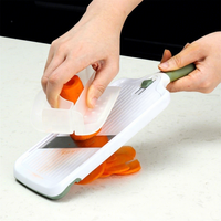Mandoline manuelle en acier inoxydable Maisons Kitchen Gadgets pour fruits et légumes, antiadhésive et facile à nettoyer