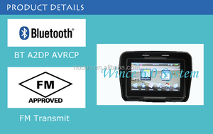 Navigateur GPS étanche IPX7 avec écran tactile LCD 4,3 pouces, WinCE 6.0, garantie 1 an pour moto, voiture et vélo - Product Image 5