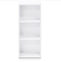 Étagère à livres en bois blanc Combohome, petite bibliothèque, étagère à livres mobile