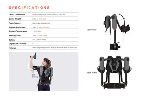 Exoesqueleto Robótico Inteligente FIT-U para la Parte Superior del Cuerpo, Asiste en el Transporte y la Manipulación de Datos, 8 Horas de Duración de la Batería - Product Image 5