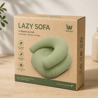 Canapé gonflable de loisirs avec accoudoirs floqués, chaise pneumatique en PVC en forme de U pour intérieur et extérieur