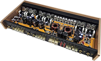 Amplificateur audio de voiture professionnel 6 canaux RMS 120W classe AB avec crossovers et égaliseur