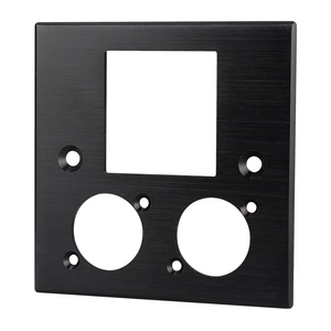 Plaque murale/plaque frontale en alliage d'aluminium <span class=keywords><strong>SETO</strong></span> 1/2/3/4 ports, module jack Keystone 1 gang type 86 Cat3/Cat5e/Cat6/Cat6A - Product Image 3