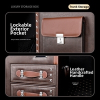 Organiseurs de voiture, boîte de rangement pour voiture, organisateur d'intérieur de voiture, organisateur de voiture haut de gamme pour les essentiels de SUV