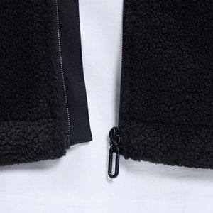 <b>Mens</b> Black Sherpa Fleece Gilet Full Zip Sleeveless <b>Thermal</b> <b>Vest</b> Warm Casual Outdoor Sportswear Bodywarmer Jacket - Product Image 5