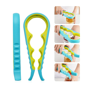 <span class=keywords><strong>Ouvre</strong></span>-boîte multifonction 4 en 1 en plastique antidérapant, écologique, <span class=keywords><strong>ouvre</strong></span>-bouteille, <span class=keywords><strong>ouvre</strong></span>-bocal facile à utiliser pour les mains fragiles - Product Image 2