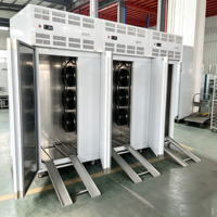 Banketbakkersworkshop Driedeurs Vrieskast -80°C ℃   Vrieskast met luchtkoeling, op maat gemaakte spanning voor gebruik in de bakkerijindustrie