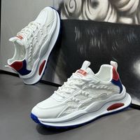 Nouvelles Baskets Homme Tendance 2026 Respirantes Légères à Semelle Épaisse à Lacets Rétro en Maille Décontractées pour la Marche Style Dad Shoes
