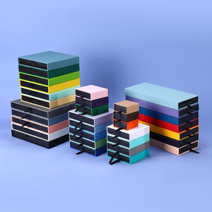 صندوق هدايا فارغ بسيط وأنيق متعدد الألوان للمجوهرات من مصنع ييوو مباشرة، مناسب للهدايا في العطلات - Product Image 4