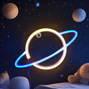Enseigne néon LED en forme <span class=keywords><strong>de</strong></span> soucoupe volante, motif Sailor Moon, personnalisable, haute qualité, vente en gros, avec lettres lumineuses et lumières néon en corde - Product Image 4