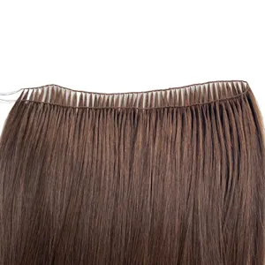中式新款羽毛头发延伸高品质100% 人发隐形