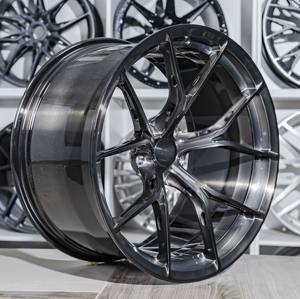 Nouvelles jantes en alliage forgé concaves de luxe noir brillant E88 E90 <span class=keywords><strong>E36</strong></span> 17-19 pouces pour voitures de course 5x112/120 40mm 30mm Garantie 9 ans - Product Image 1