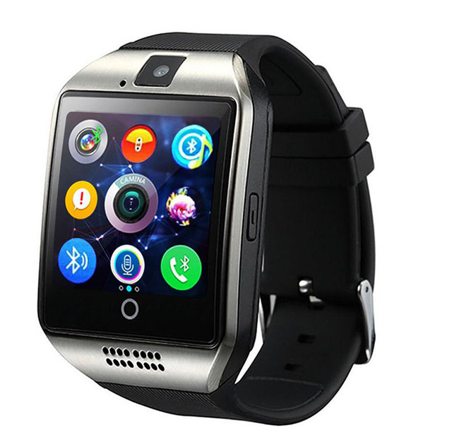 New Trending Q18 Colorful Smart Watch With Camera Support Sim Card Touch Screen Smartwatch for Android Reloj Inteligente